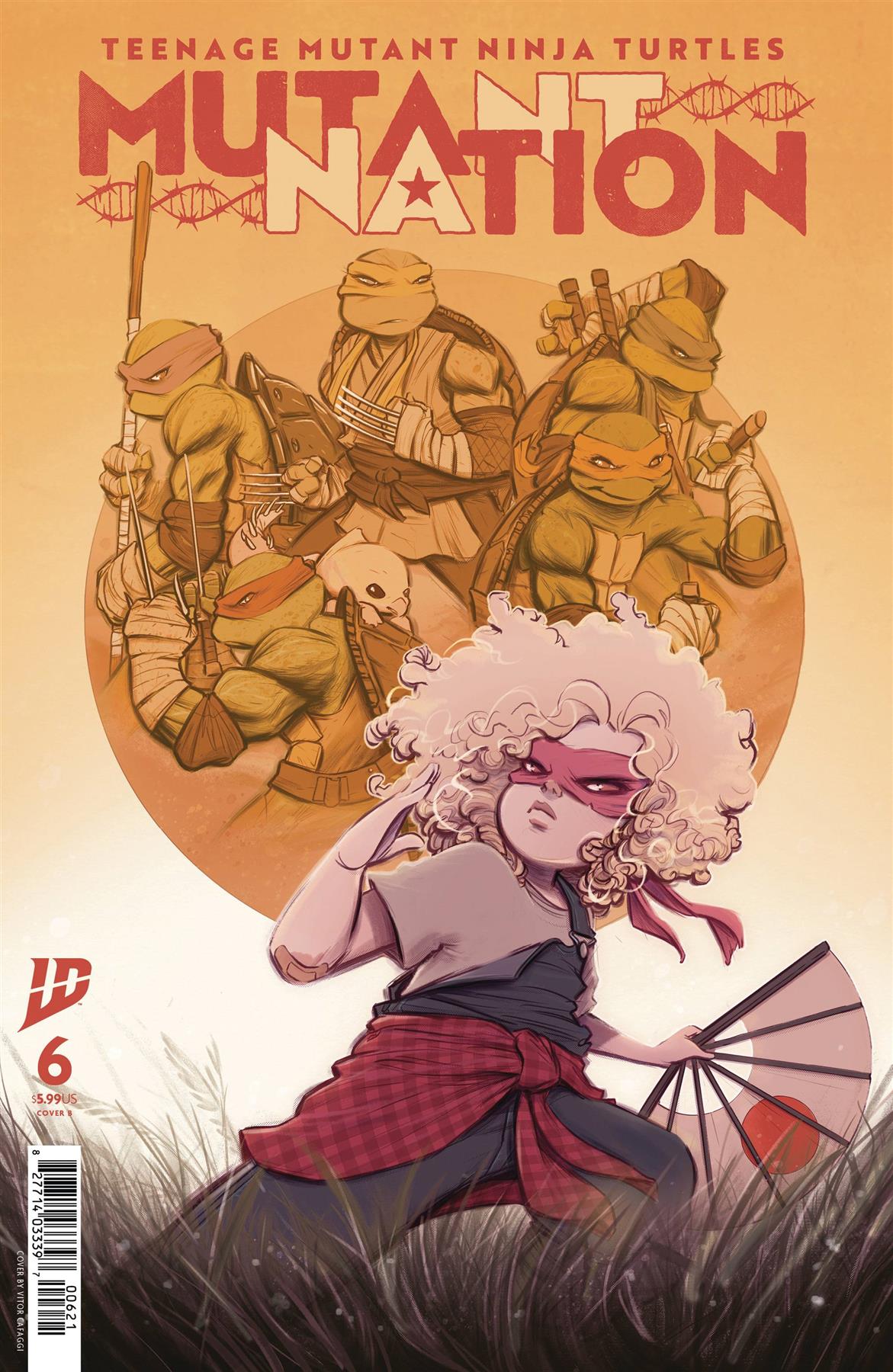 Tmnt Mutant Nation #6 Cvr B Cafaggi Cvr B Cafaggi Idw-prh Comic Book 2025