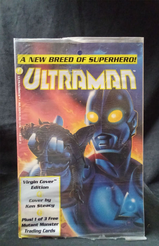 Ultraman #2 opened, no trading card 1993 harvey Comic Book