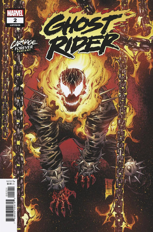Ghost Rider #2 Tan Carnage Forever Var (Tan Carnage Forever Var) Marvel Prh Comic Book 2022