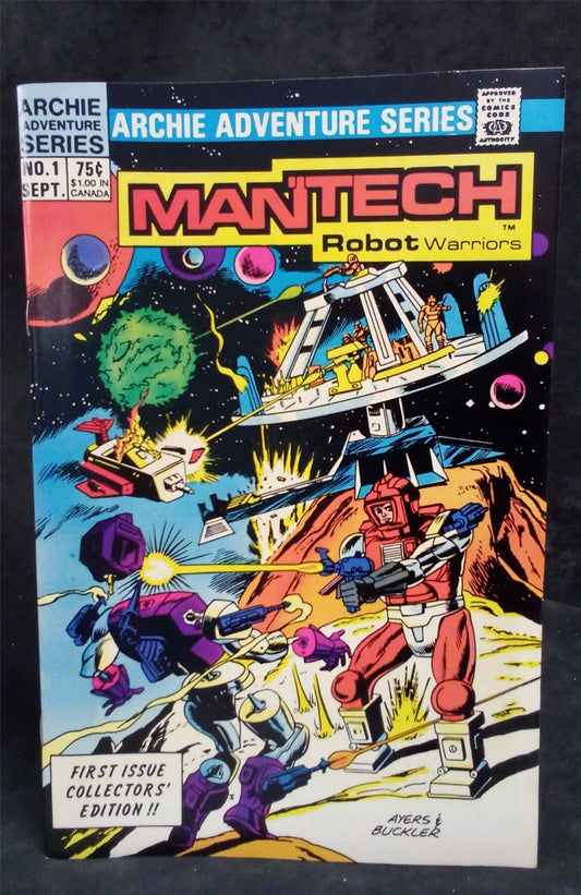ManTech Robot Warriors #1 (1984  Comic Book