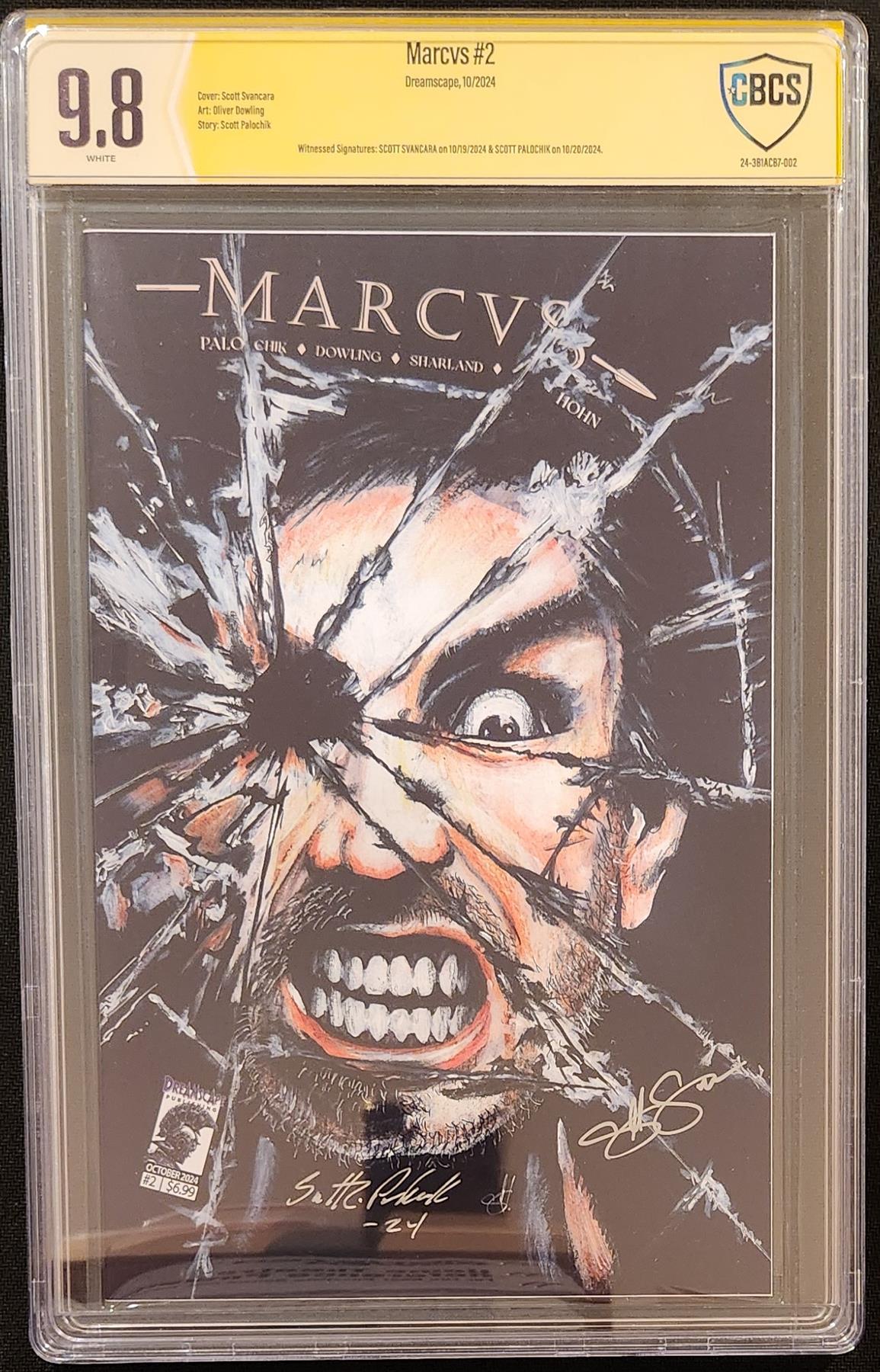 CBCS MARCVS #2 Cover A Dreamscape Publishing  9.8 Graded Comic Book