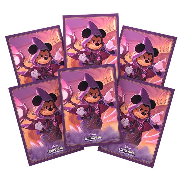 Card Sleeves Disney Lorcana Reign of Jafar- Mickey Mouse, Wayward Sorcerer 65ct By Ravensburger