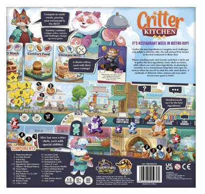 Critter Kitchen By Lucky Duck Games Board Game