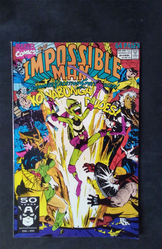 The Impossible Man Summer Vacation Spectacular #2 Direct Edition 1991 marvel Comic Book