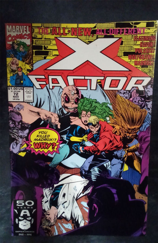 X-Factor #72 1991 Marvel Comics Comic Book