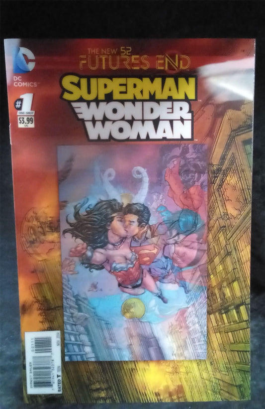 Superman/Wonder Woman: Futures End 3D Cover 2014 DC Comics Comic Book