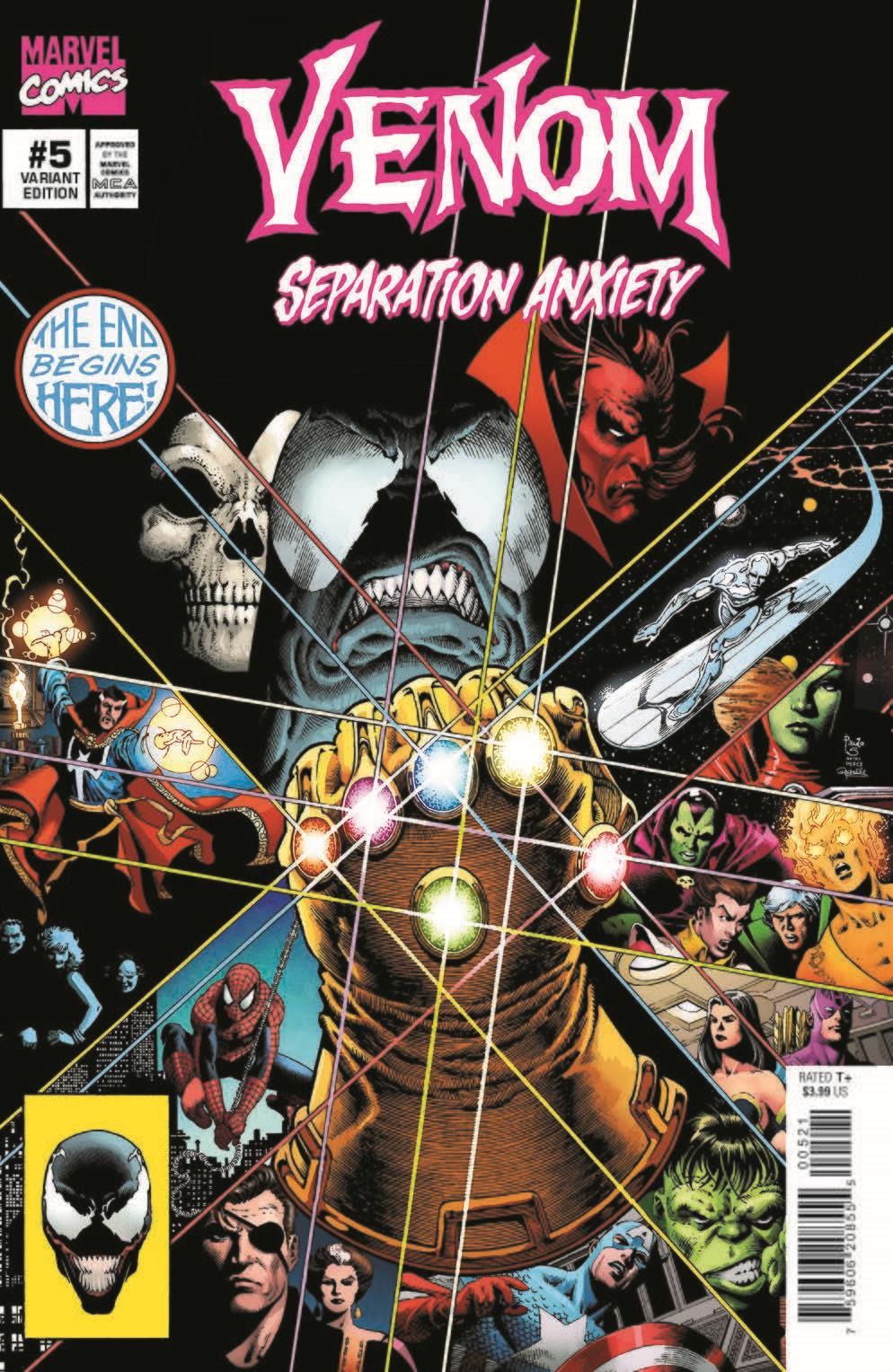 Venom Separation Anxiety #5 Paulo Siqueira Homage Var Marvel Prh Comic Book 2024