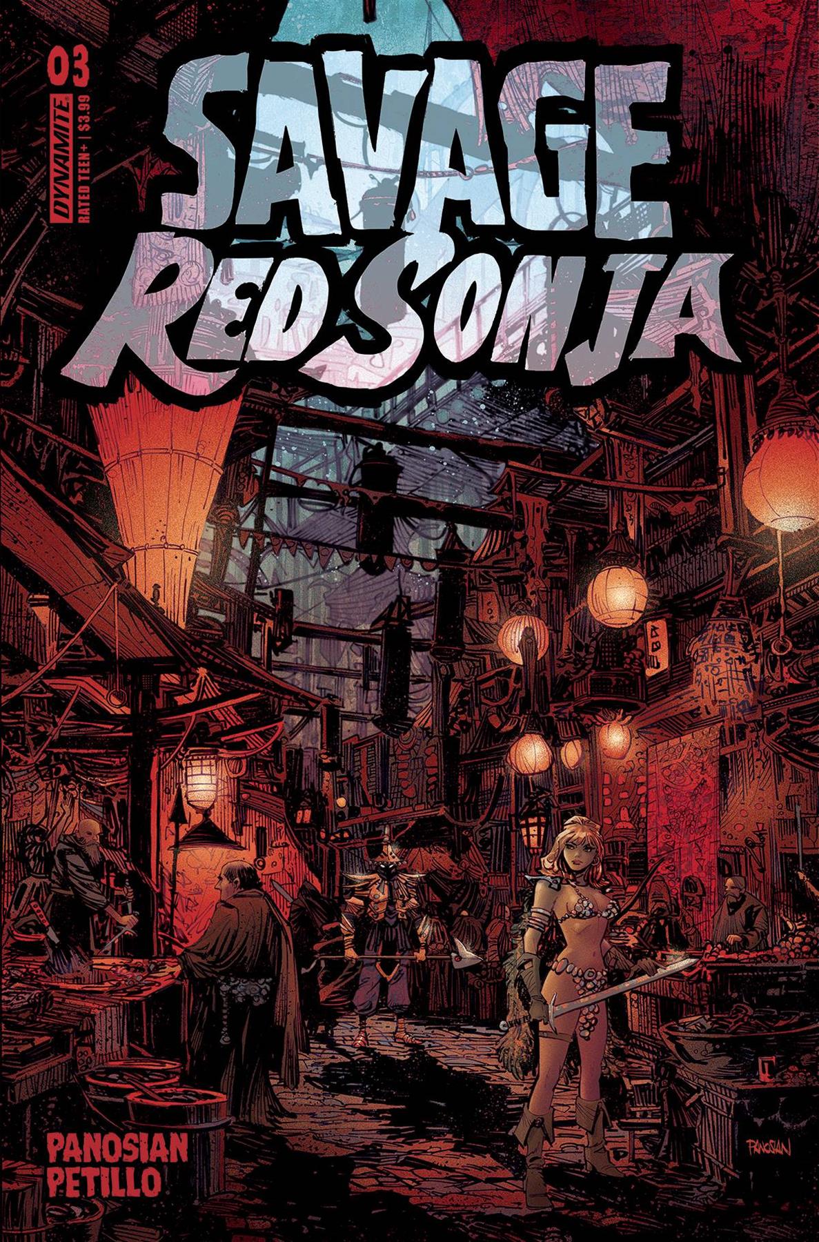 Savage Red Sonja #3 Cvr A Panosian Dynamite Comic Book