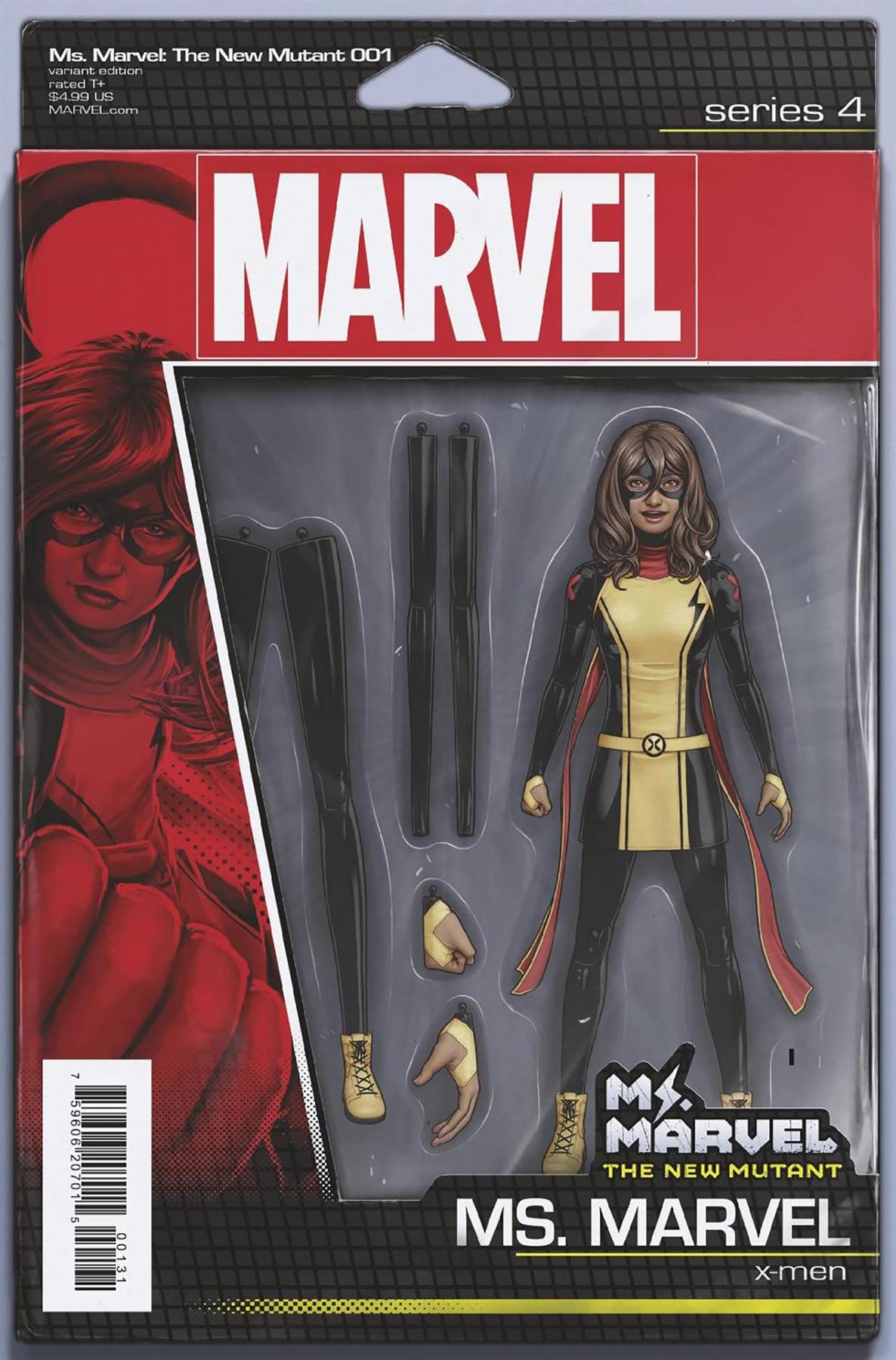 Ms Marvel New Mutant #1 John Tyler Christopher Action Figure Var (John Tyler Christopher Action Figure Var) Marvel Prh Comic Book 2023