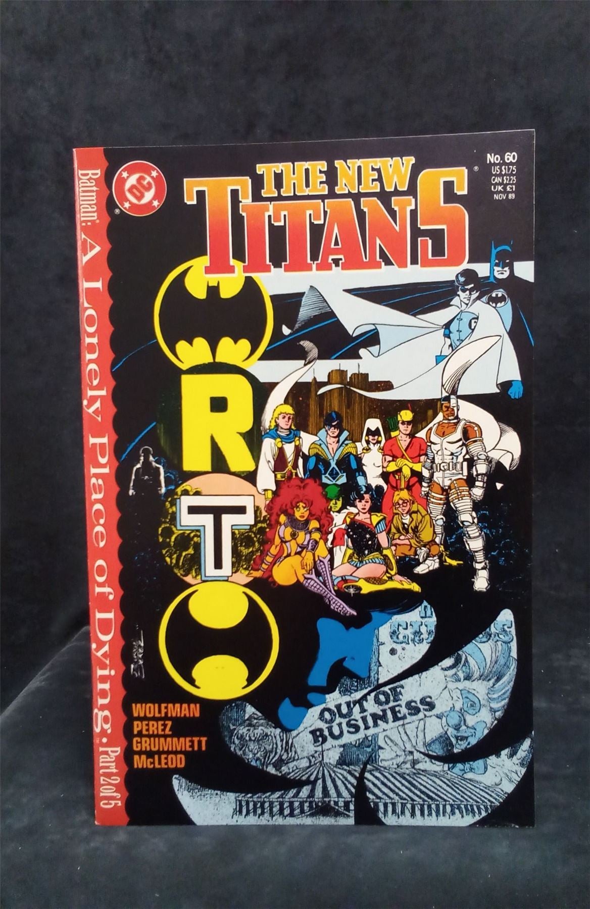 The New Titans #60 1989 DC Comics Comic Book