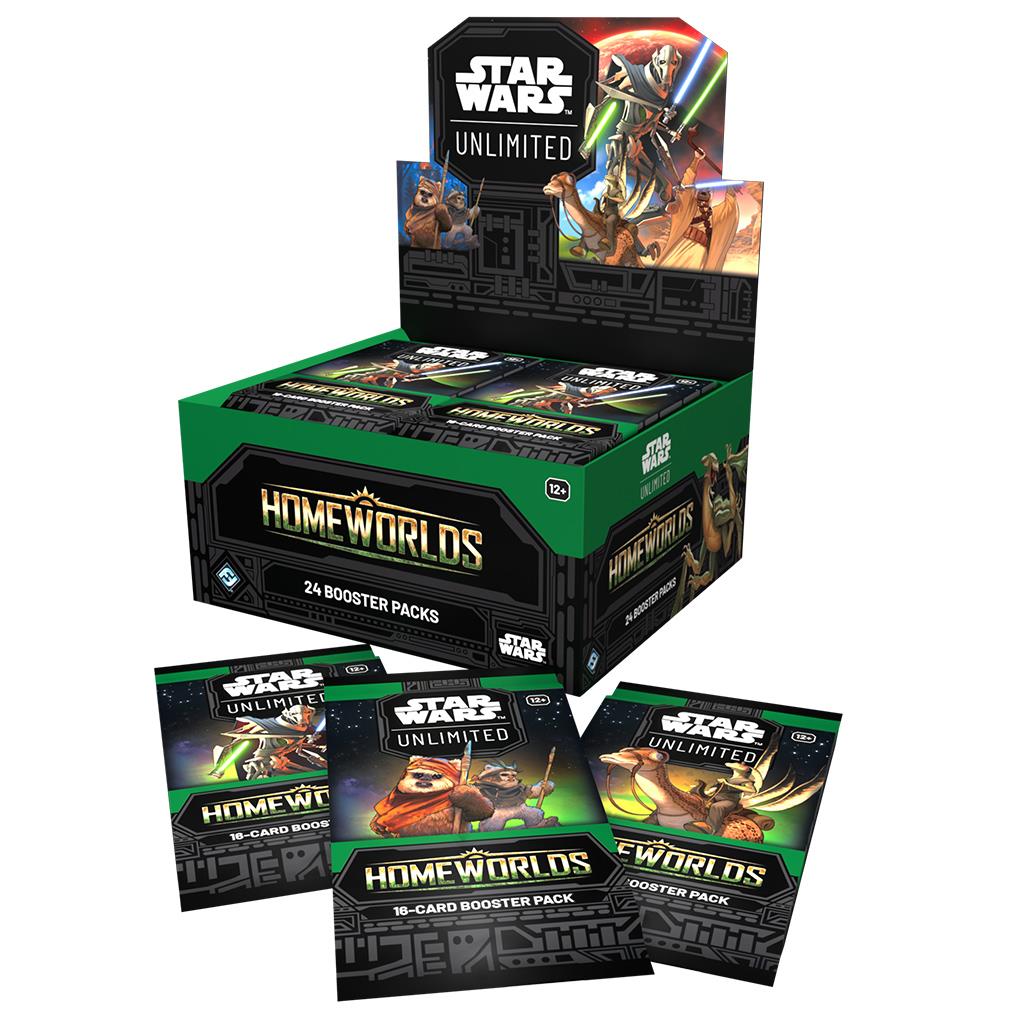 Star Wars Unlimited TCG Homeworlds Booster Box By Fantasy Flight Games