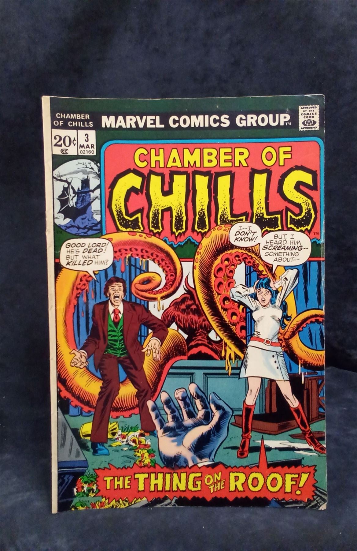 Chamber of Chills #3 1973 Marvel Comics Comic Book