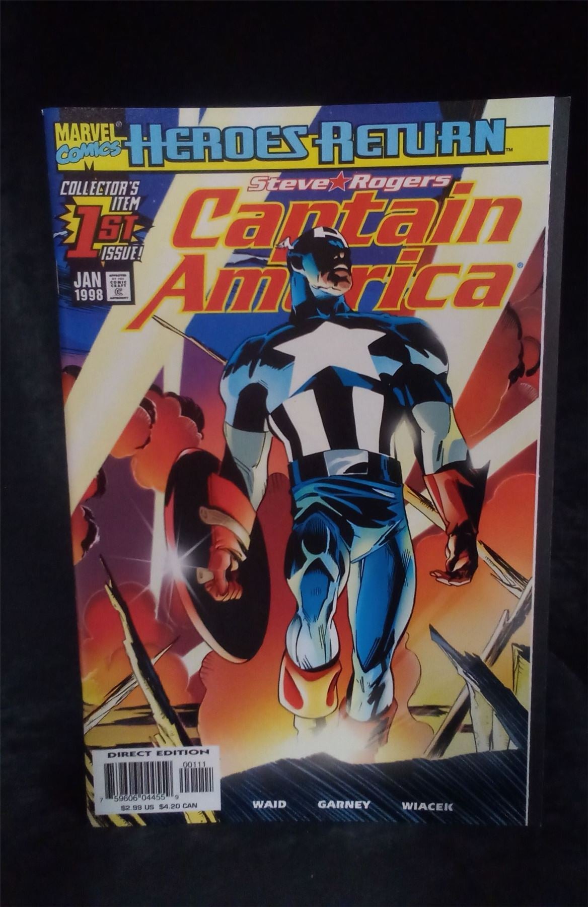 Captain America #1 1998 Marvel Comics Comic Book