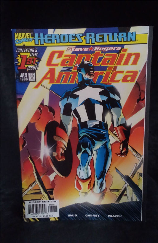 Captain America #1 1998 Marvel Comics Comic Book