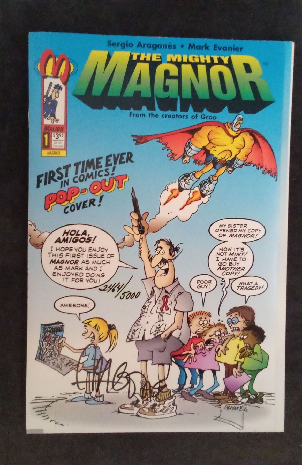 The Mighty Magnor #1 (1993) malibu Comic Book