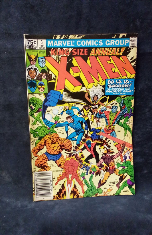 X-Men Annual #5 Newsstand Edition 1981 marvel Comic Book