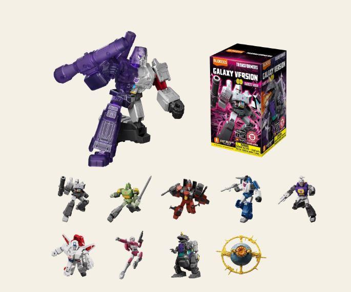 Blokees Figures Transformers Galaxy Version 09 Darkest Hour Blind Box by Blokees