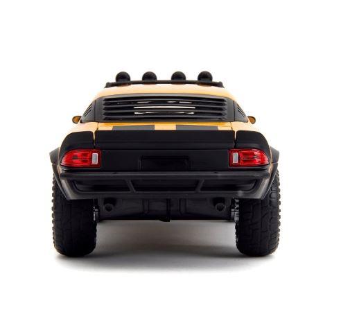 Hollywood Rides Transformers Rise of the Beasts Bumblebee 1977 Camaro 1:24 Scale Die-Cast Metal Vehicle with Badge Action Figure by Jada Toys