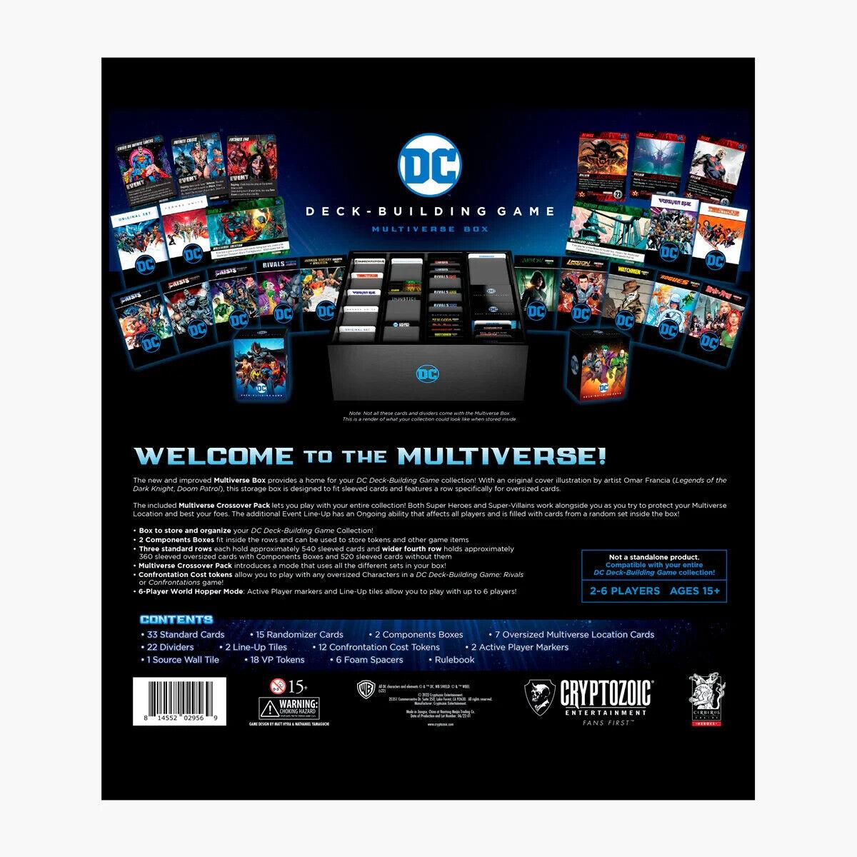 Dc Comics Deck-Building Game Multiverse Box Version 2