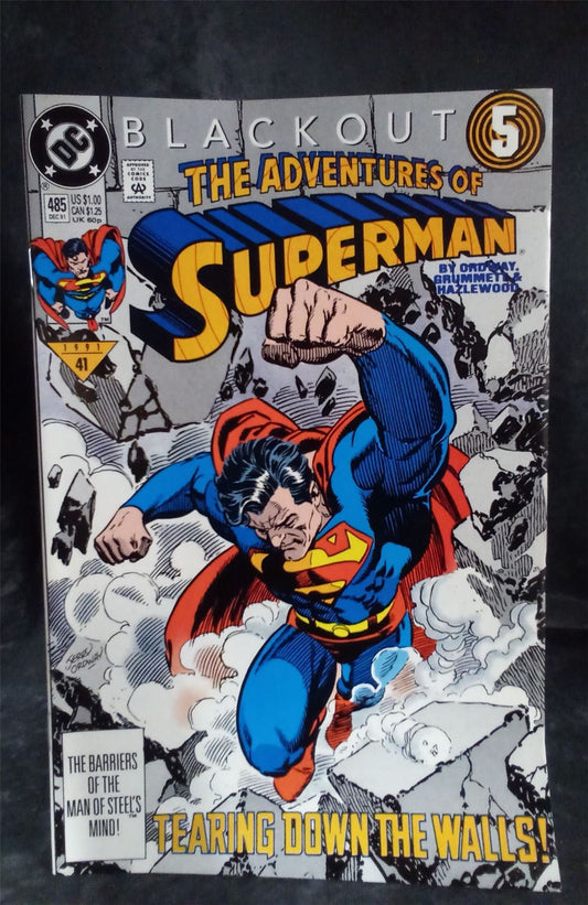 Adventures of Superman #485 1991 DC Comics Comic Book
