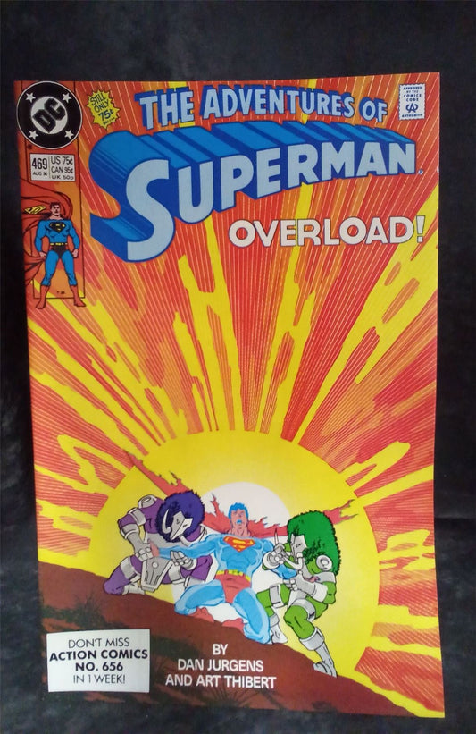 Adventures of Superman #469 1990 DC Comics Comic Book