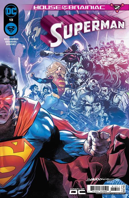 Superman #13 Cvr A Rafa Sandoval Connecting (house Of Brainiac) DC Comics Comic Book