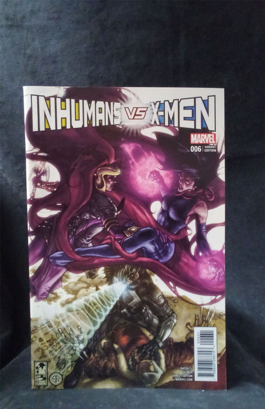 Inhumans v X-Men #6 Bianchi Cover 2017 Marvel Comics Comic Book