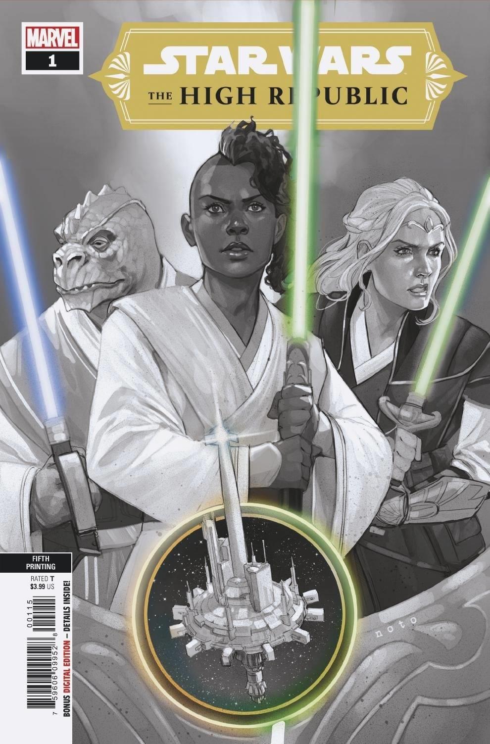 Star Wars High Republic #1 5th Ptg Var Marvel Comics Comic Book
