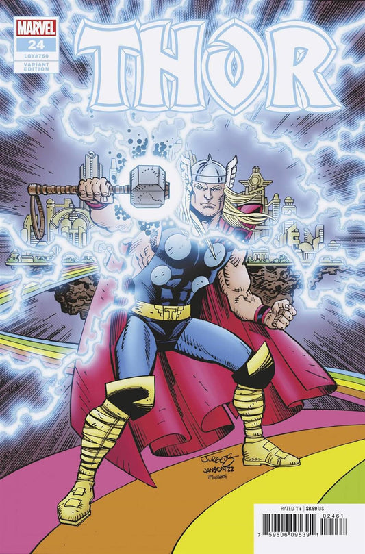 Thor #24 Jurgens B Var 1:25 Marvel Prh Comic Book 2022