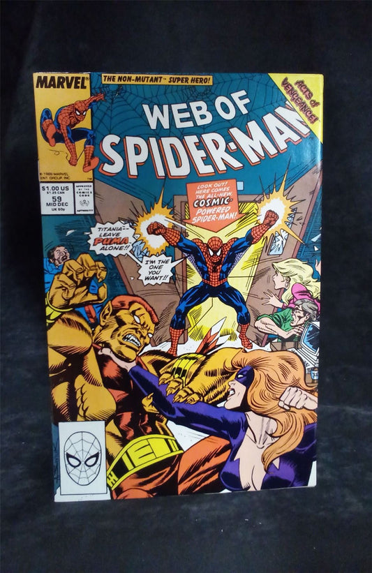 Web of Spider-Man #59 1989 Marvel Comics Comic Book