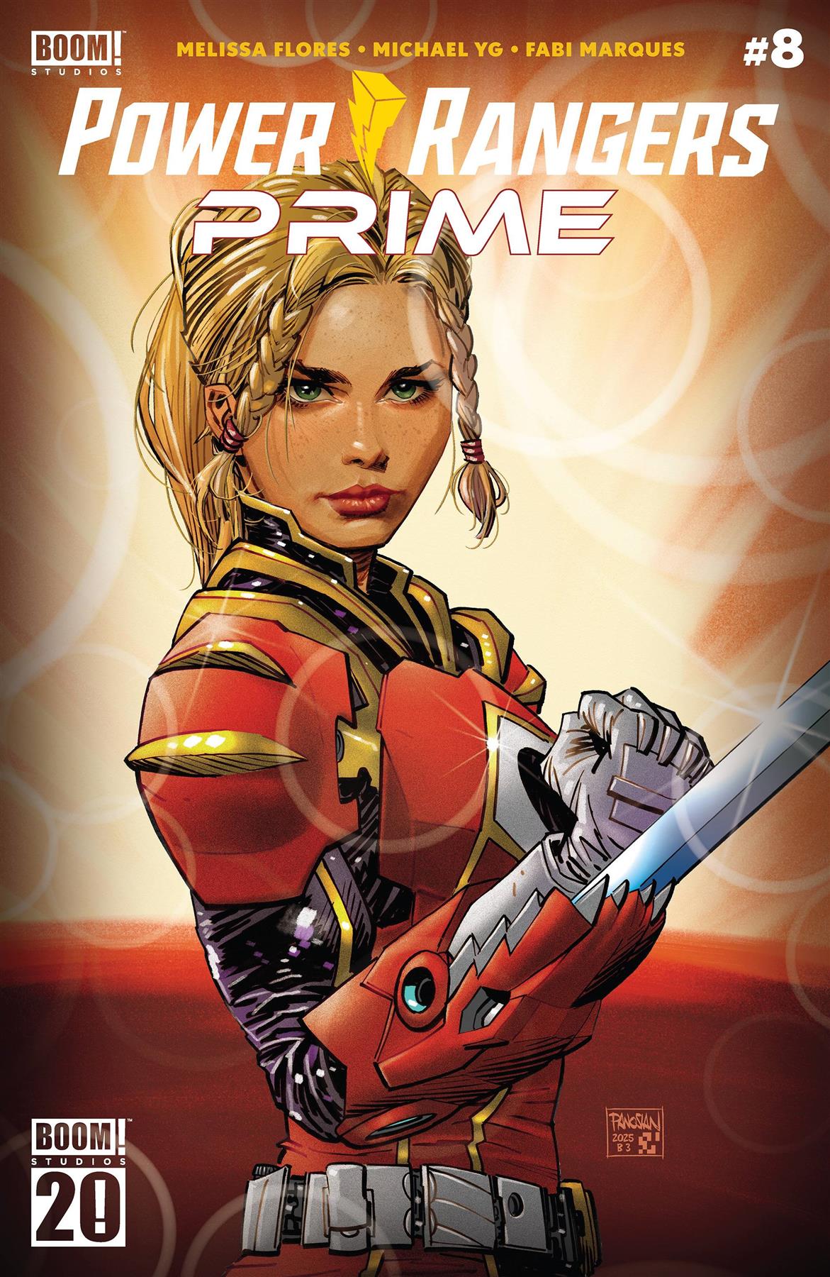 Power Rangers Prime #8 Cvr C 20th Ann Panosian Var Cvr C 20th Ann Panosian Var Boom Prh Comic Book 2025