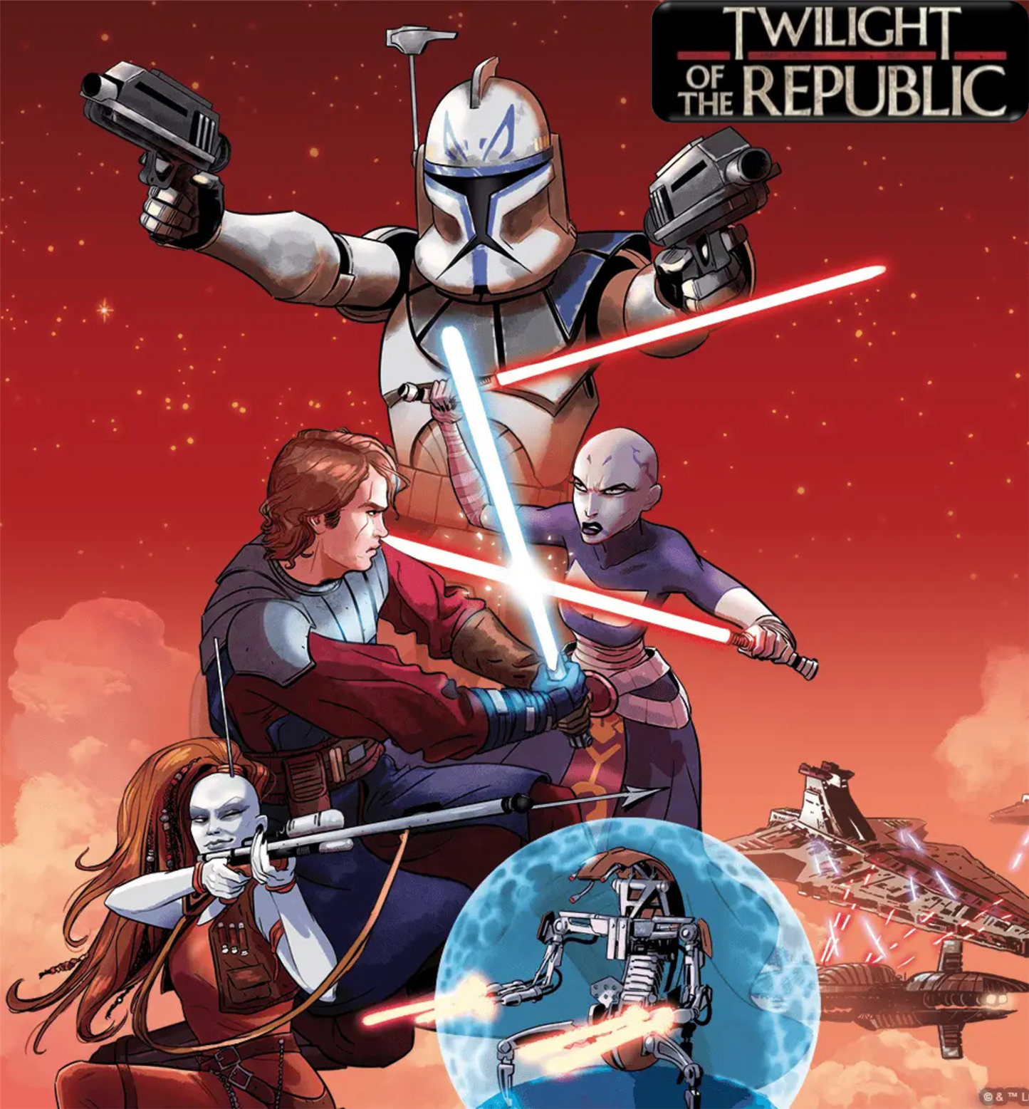 Star Wars Unlimited TCG Twilight of the Republic Art Sleeves Ahsoka Tano By Fantasy Flight Games