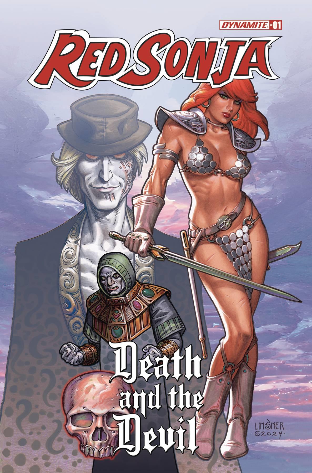 Red Sonja Death And The Devil #1 Cvr A Linsner Dynamite Comic Book