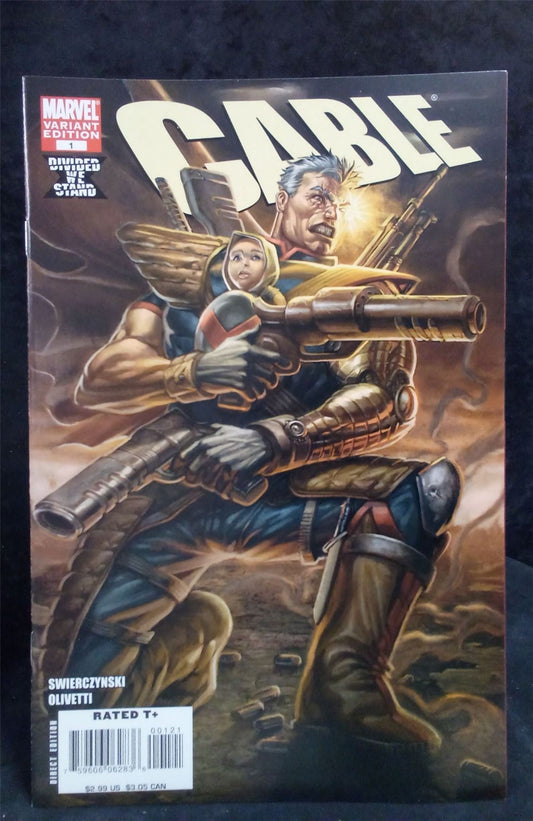 Cable #1 Variant Edition - Rob Liefeld Cover 2008 Marvel Comics Comic Book