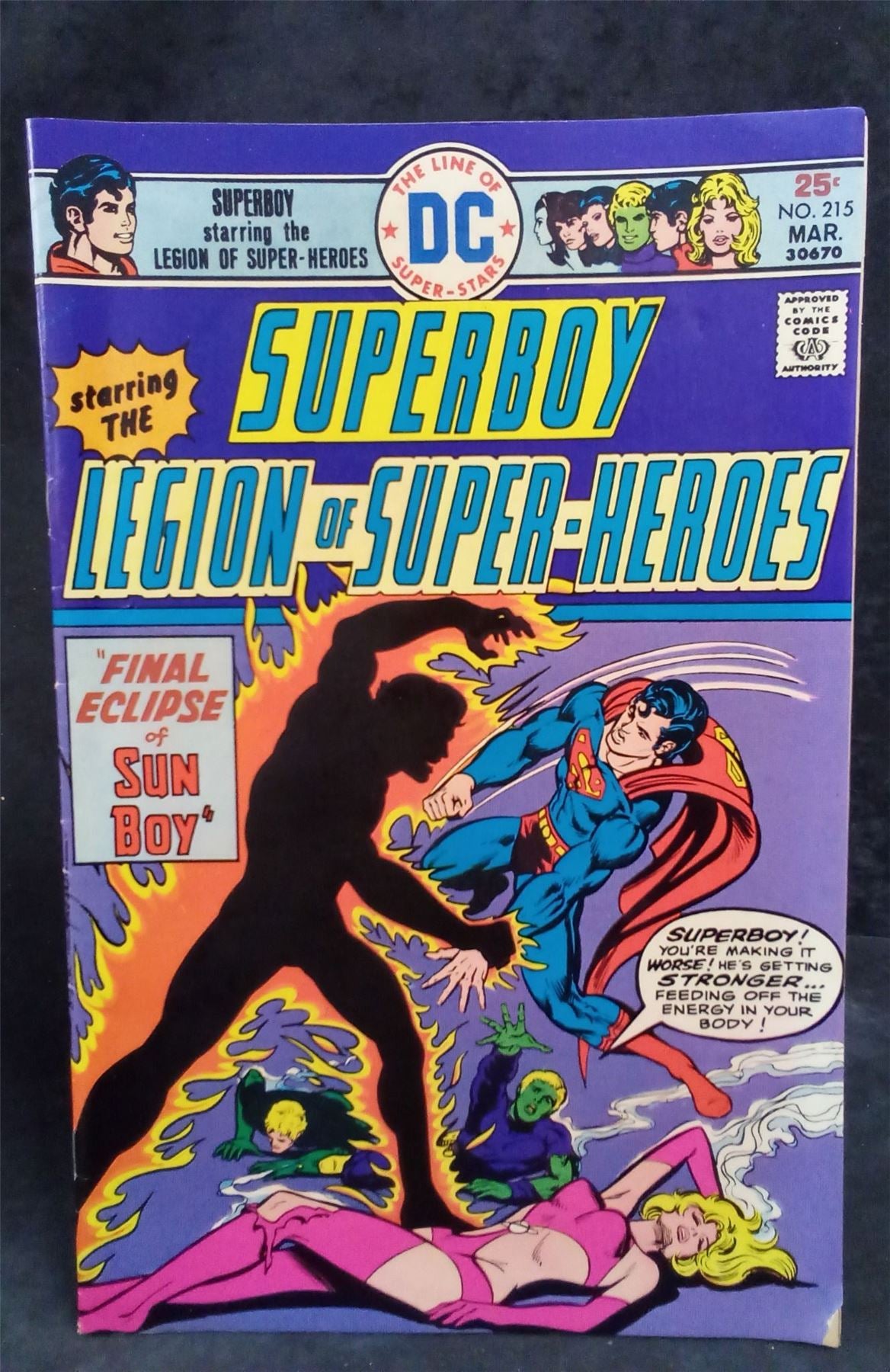 Superboy #215 1976 DC Comics Comic Book