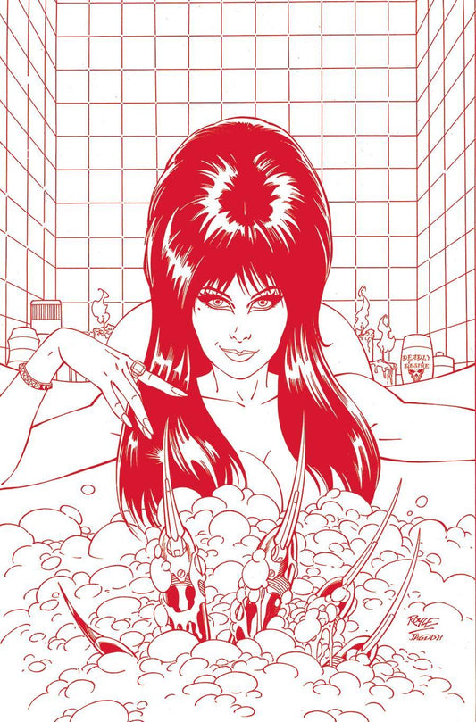 Elvira In Horrorland #4 Cvr L 11 Copy Foc Incv Royle Fiery R Dynamic Forces Comic Book