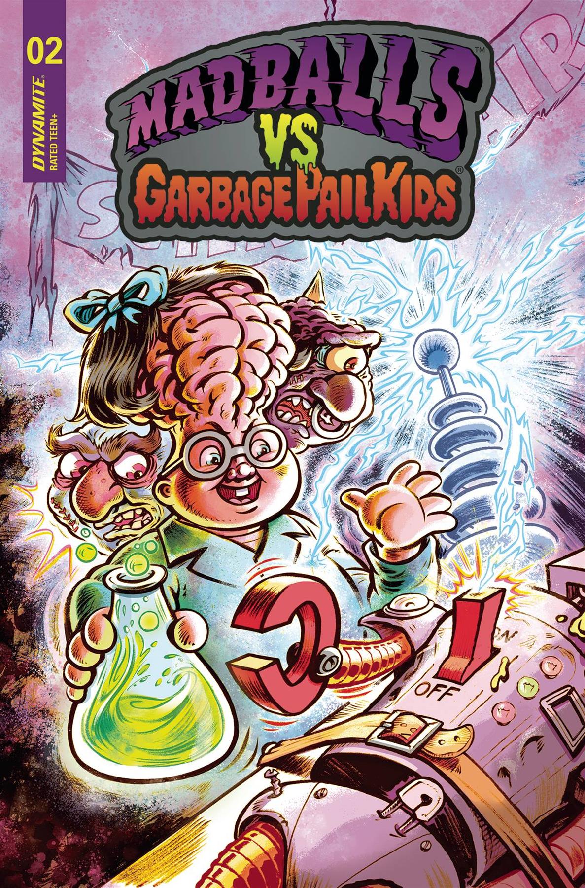 Madballs Vs Garbage Pail Kids #2 Cvr B Crosby (Cvr B Crosby) Dynamite Comic Book 2022