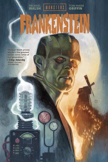 Universal Monsters Frankenstein Hc Direct Market Exclusive Julian Totino Tedesco Cvr Image Comics Comic Book