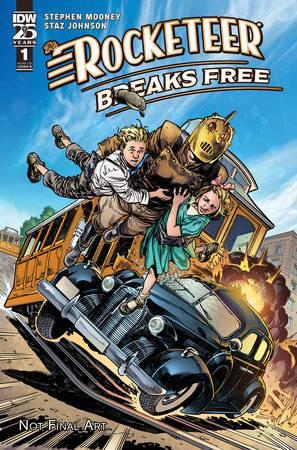Rocketeer Breaks Free #1 Cvr B Johnson Idw-prh Comic Book
