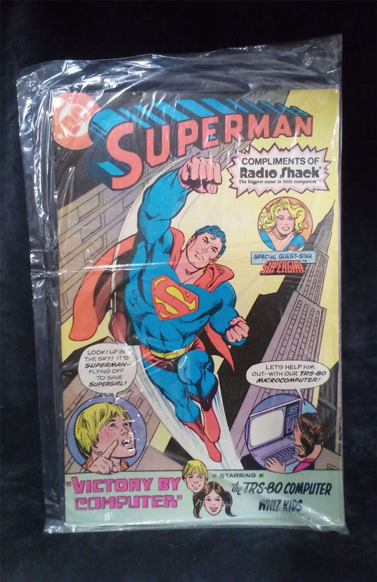 Superman in "Victory by Computer" 1981  Comic Book