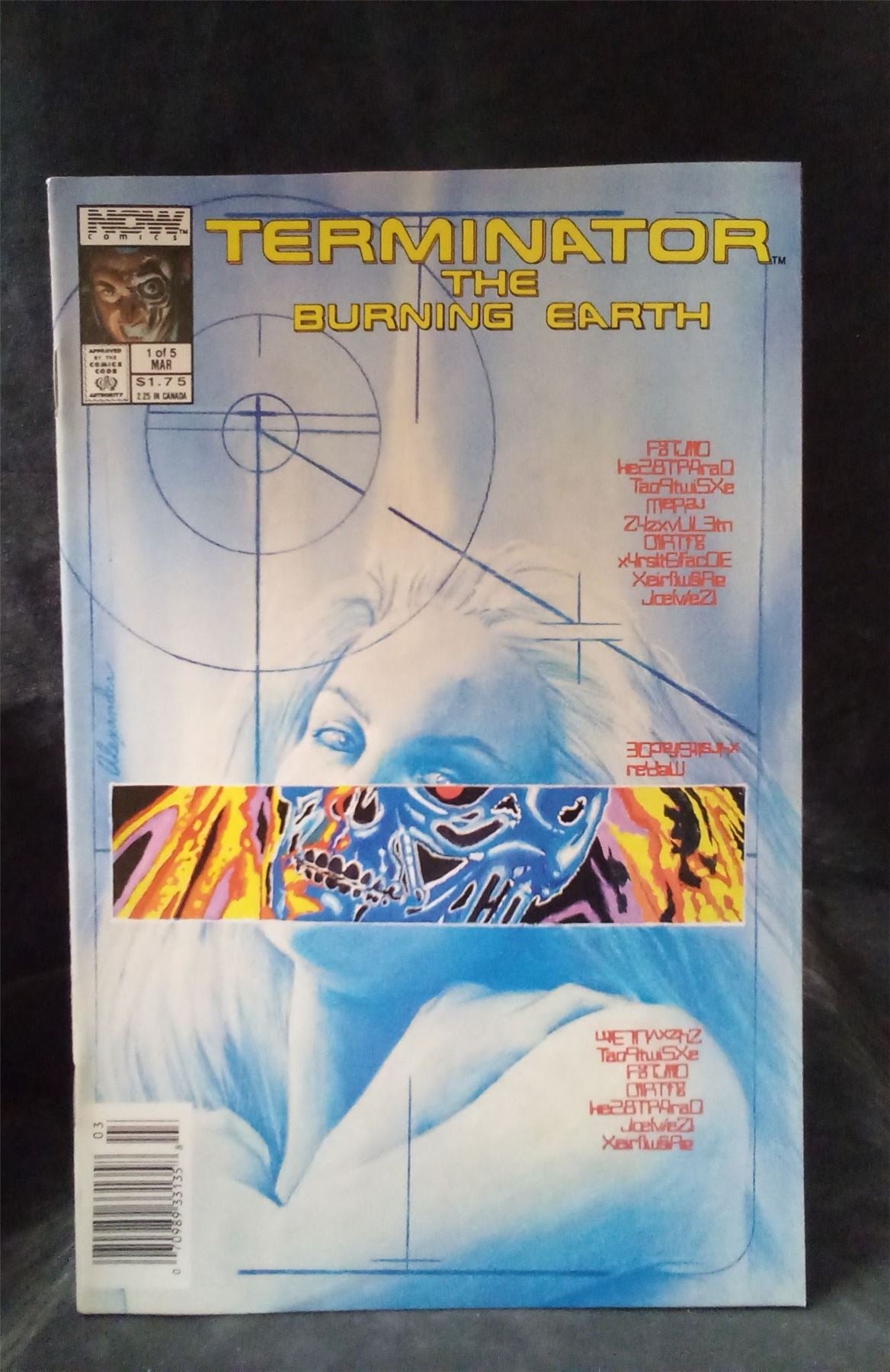 The Terminator: The Burning Earth #1 1990 now-comics Comic Book