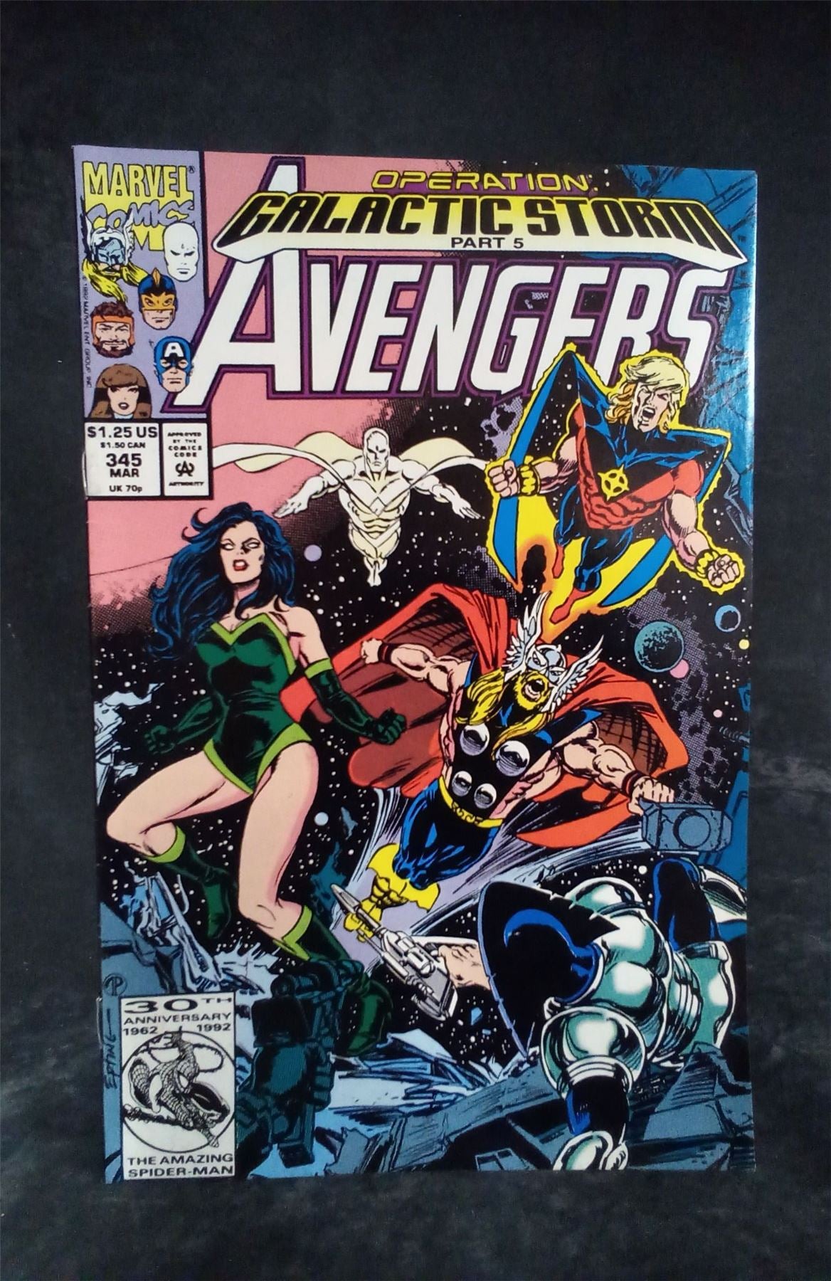 The Avengers #345 1992 Marvel Comics Comic Book
