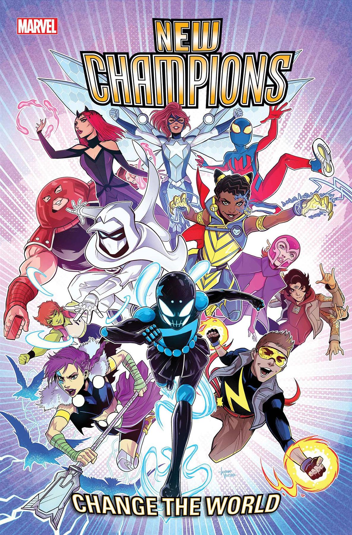 New Champions #1 Luciano Vecchio Promo Var Luciano Vecchio Promo Var Marvel Prh Comic Book 2025