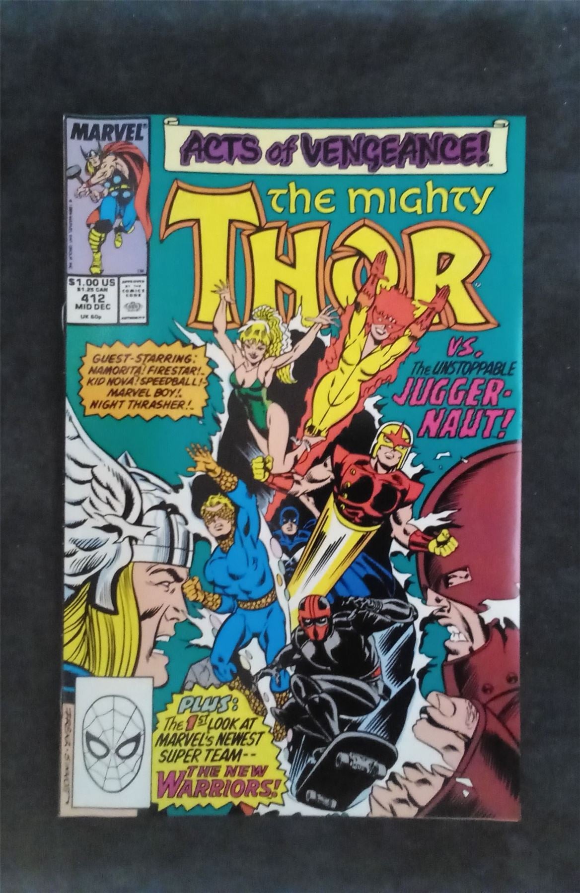 The Mighty Thor #412 1989 marvel Comic Book
