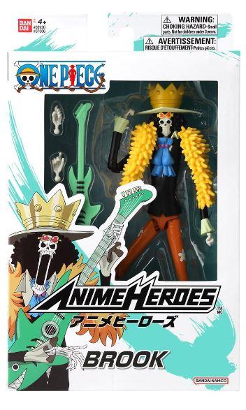 One Piece Anime Heroes Action Figure Brook by Bandai Namco
