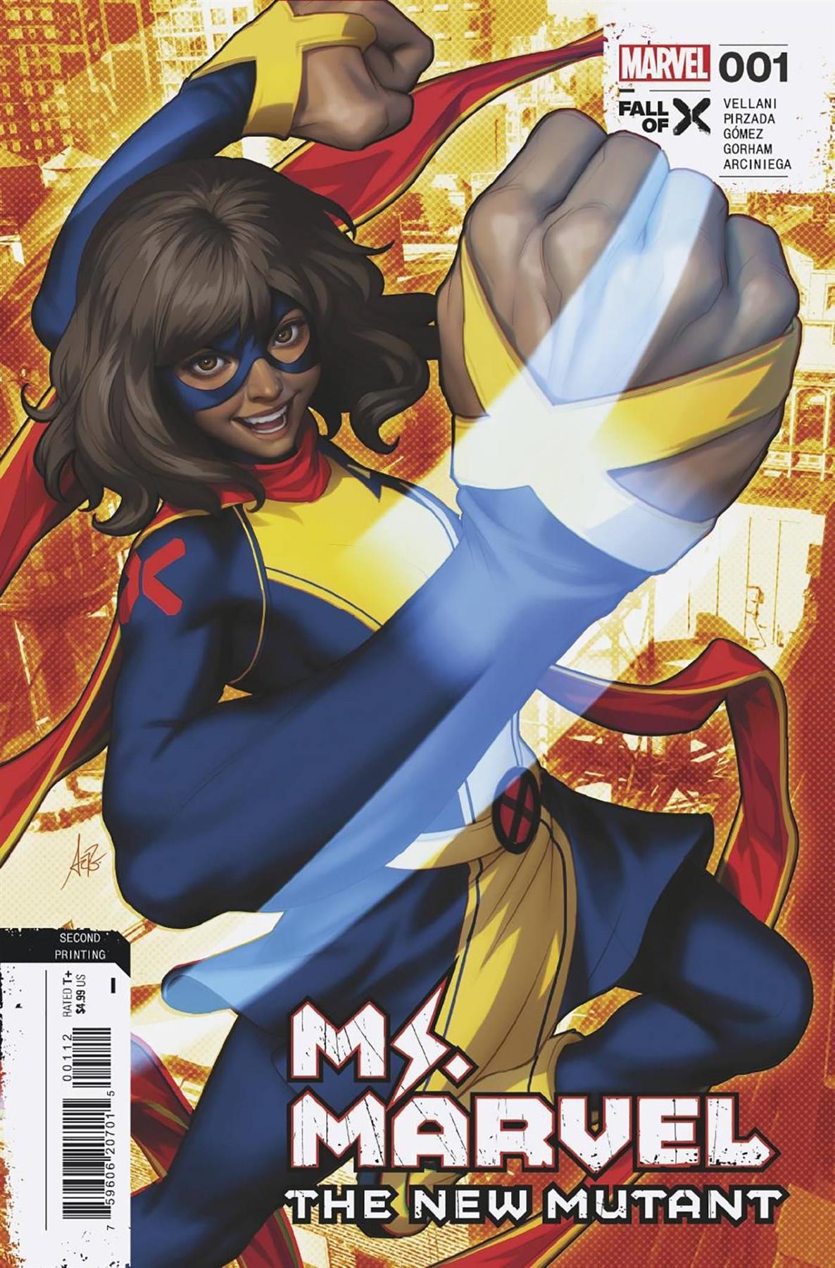 Ms Marvel New Mutant #1 2nd Ptg Artgerm Var Marvel Prh Comic Book