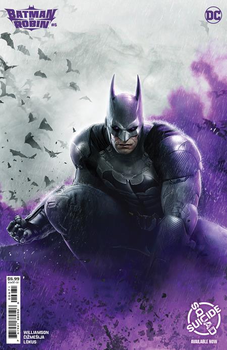 Batman And Robin #6 Cvr E Suicide Squad Kill Arkham Asylum Game Key Art Card Stock Var DC Comics Comic Book