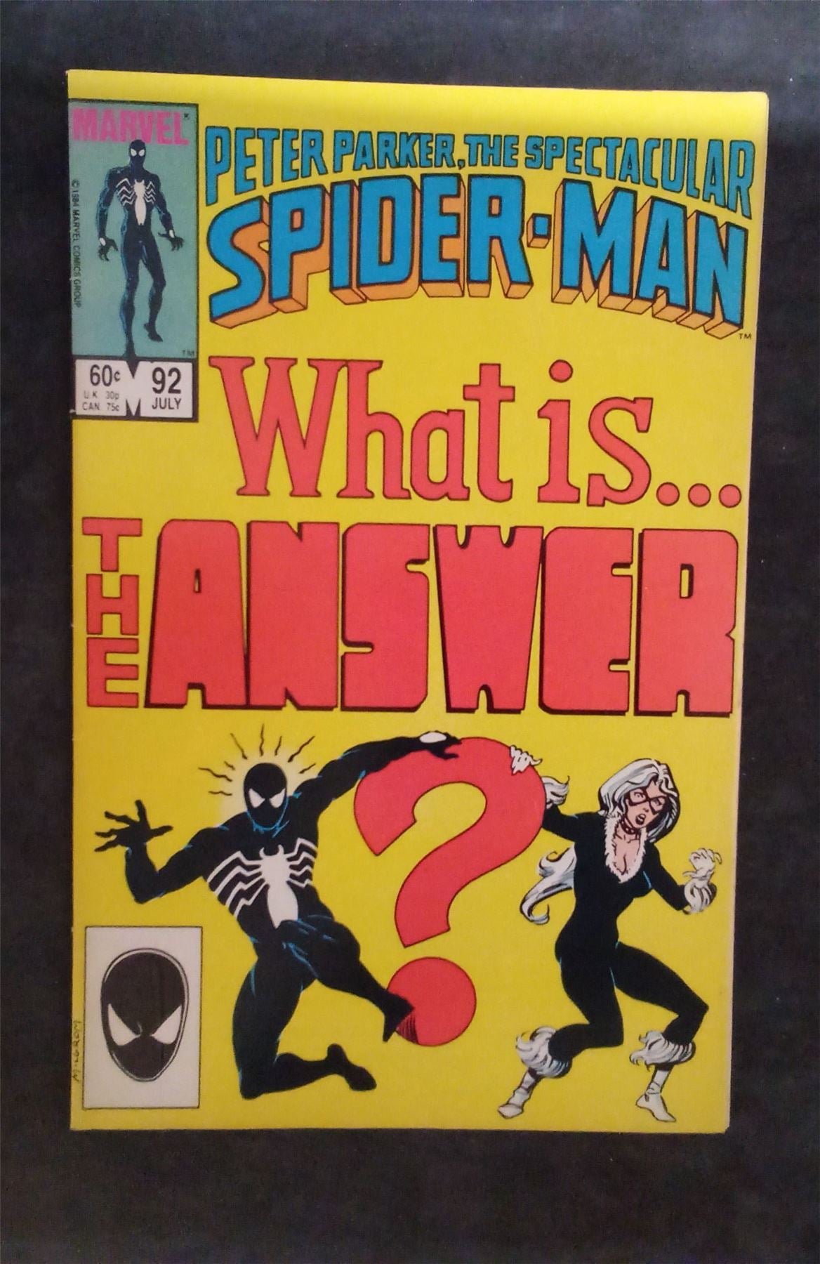 The Spectacular Spider-Man #92 1984 marvel Comic Book