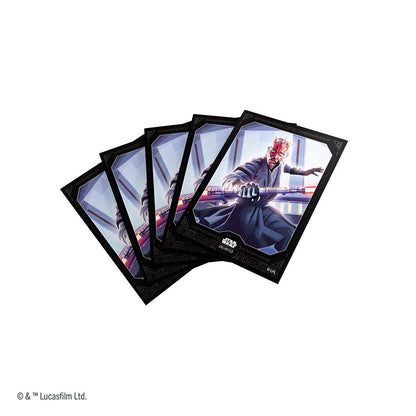 Star Wars Unlimited Legends of the Force Premium Art Sleeve Darth Maul By Gamegenic