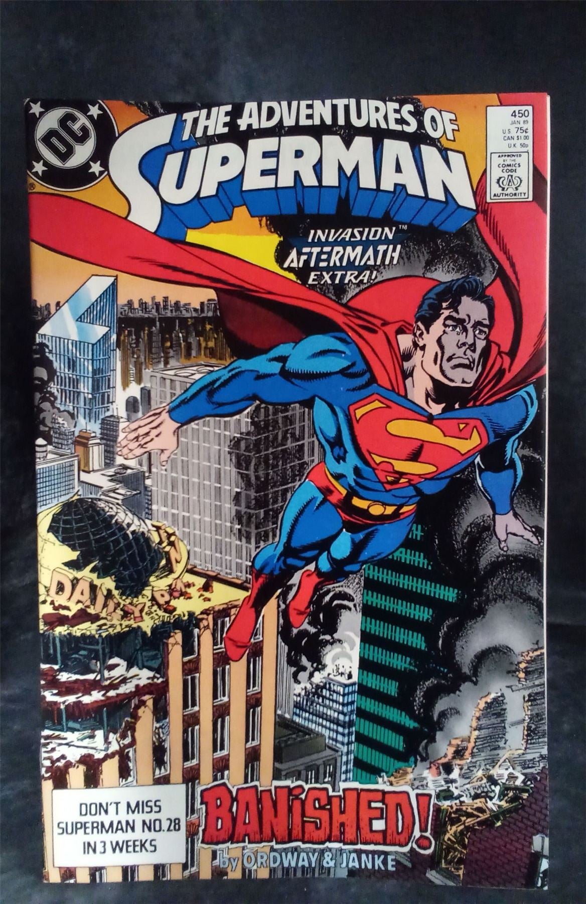 Adventures of Superman #450 1989 DC Comics Comic Book
